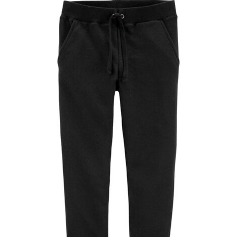 NWT Athleisure Black Sweatpants Working drawtrings & pockets Youth sizes